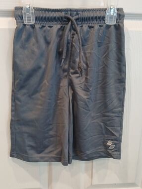 Place Sport Boy's Gray Elastic Waist Athletic Shorts